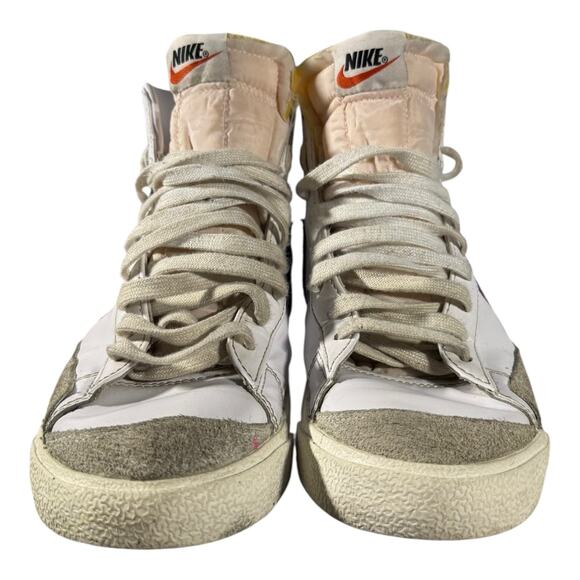 Nike Blazer Mid '77 Vintage Men’s Size 9 White Lifestyle Athletic Shoes Sneakers - Picture 4 of 11
